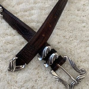 Brown Brighton Italian Calfskin Belt